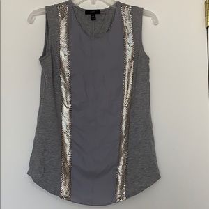 j. Crew mixed media tank